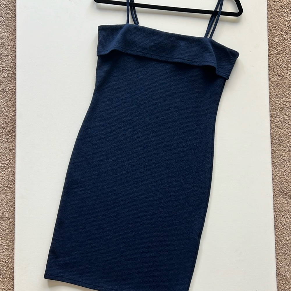 Navy blue sundress